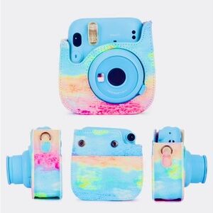NIB Instax Mini 12/11 Camera Case, Rainbow